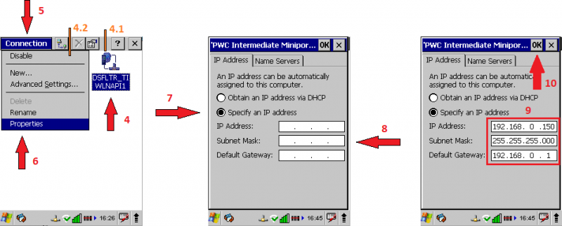 Arquivo:Como configurar IP Fixo coletor Windows CE 6.0(2).png
